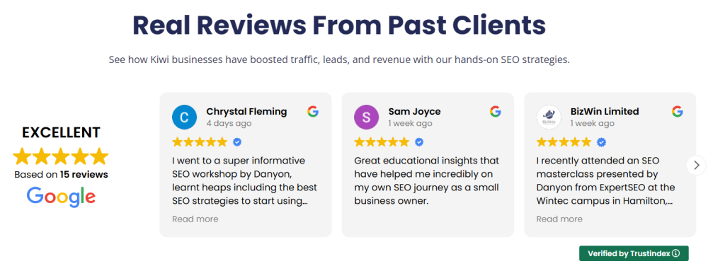 expert SEO reviews from GBP